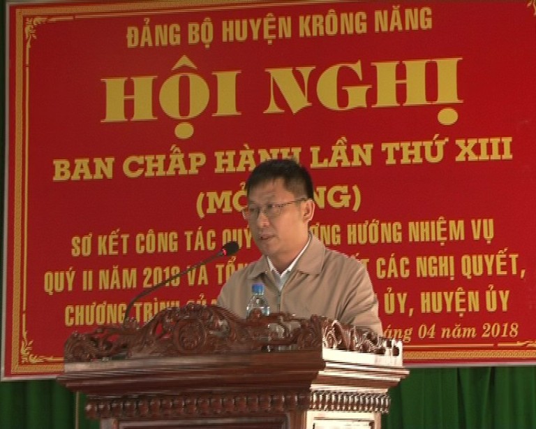 Đảng bộ huyện Krông Năng: Hội nghị Ban chấp hành (mở rộng) lần thứ XIII